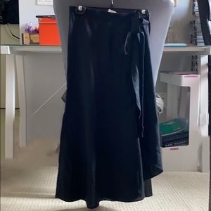 Black Wraparound Skirt